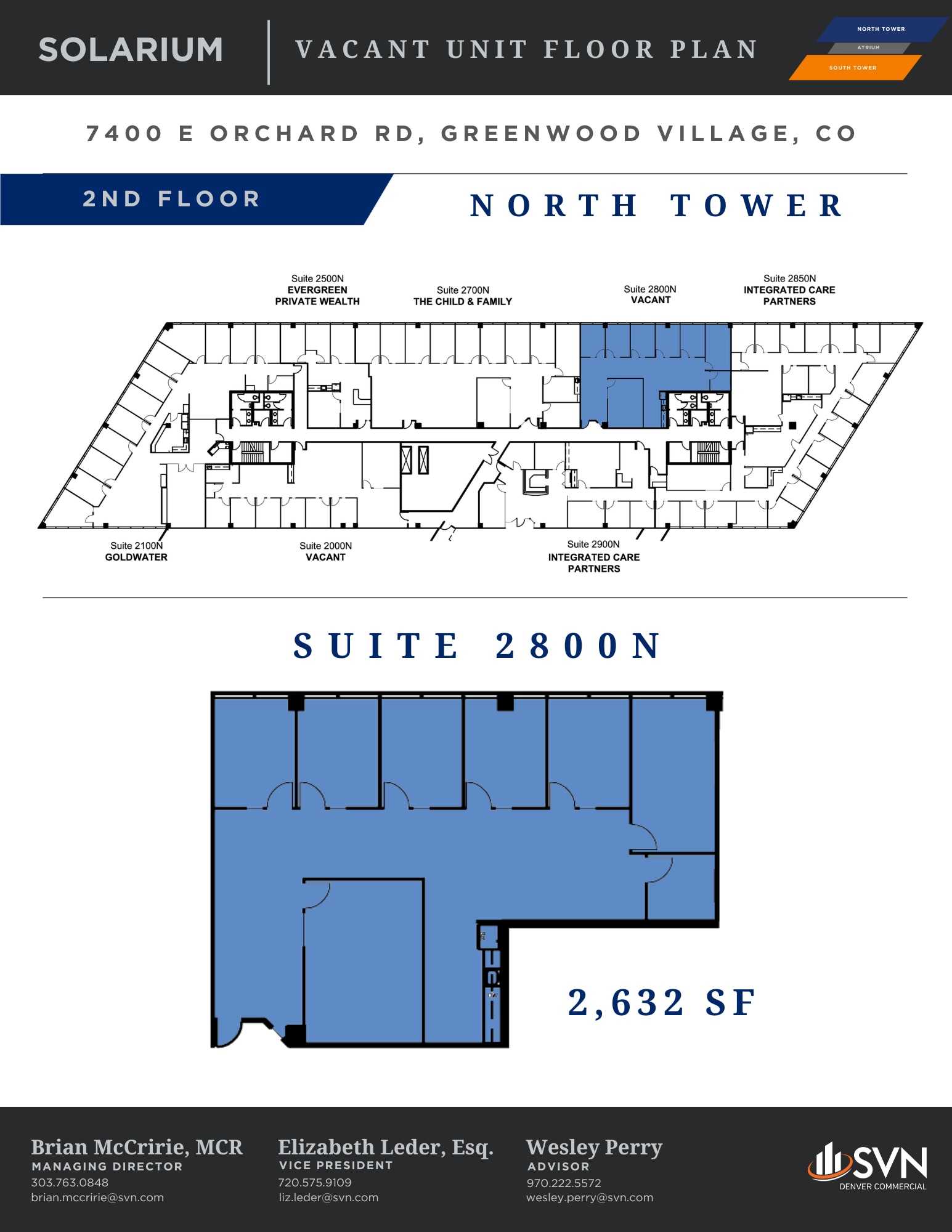 7400 E Orchard Rd, Greenwood Village, CO to rent Floor Plan- Image 1 of 1