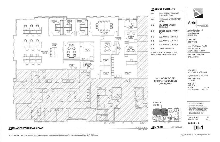 2623 Centennial Blvd, Tallahassee, FL for rent - Floor Plan - Image 2 of 6