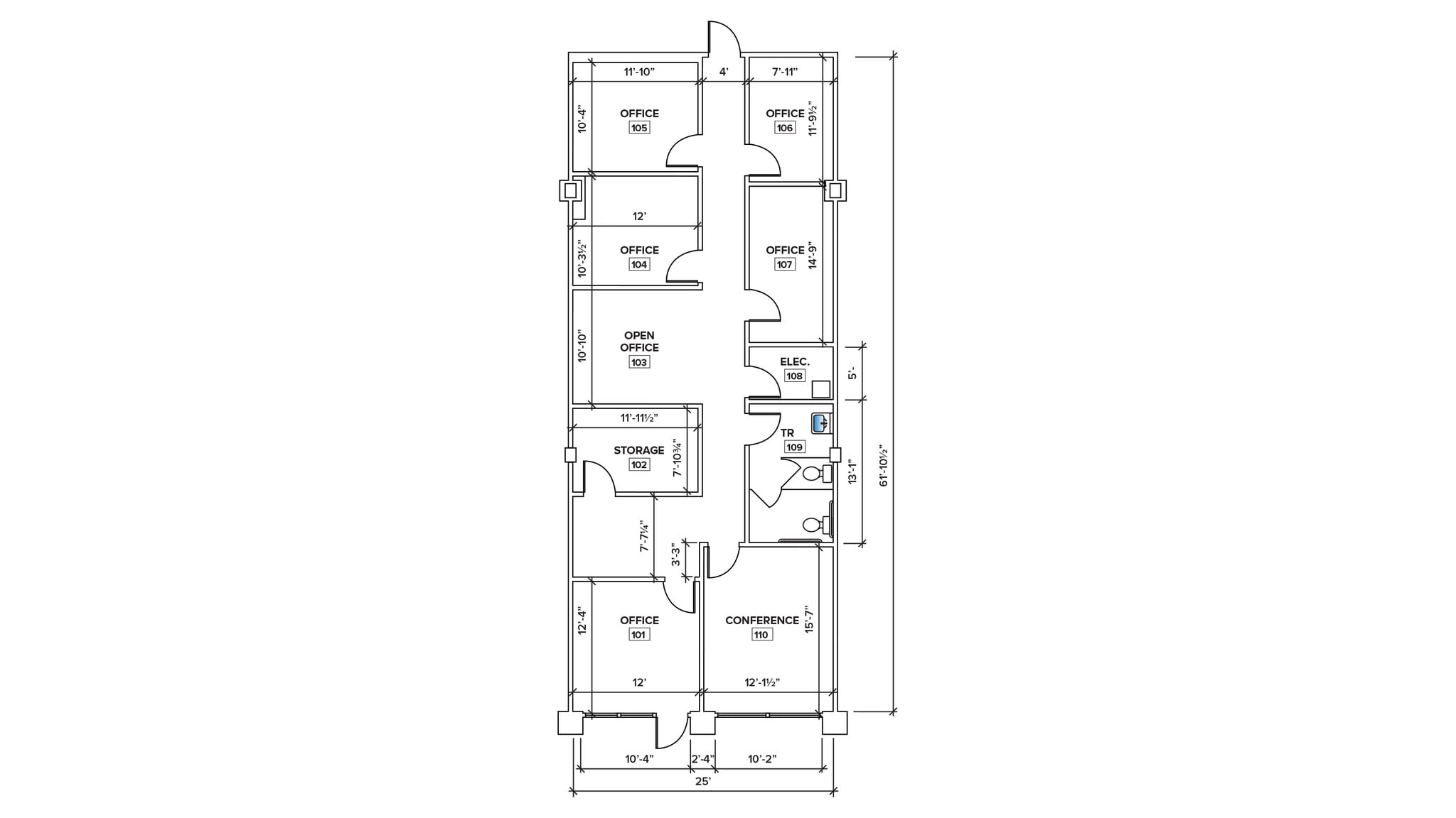 3 W Broad St, Bethlehem, PA to rent Floor Plan- Image 1 of 2