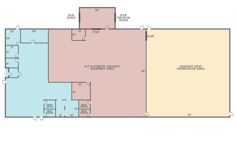 561 Ternes Ln, Elyria, OH for rent - Floor Plan - Image 2 of 9