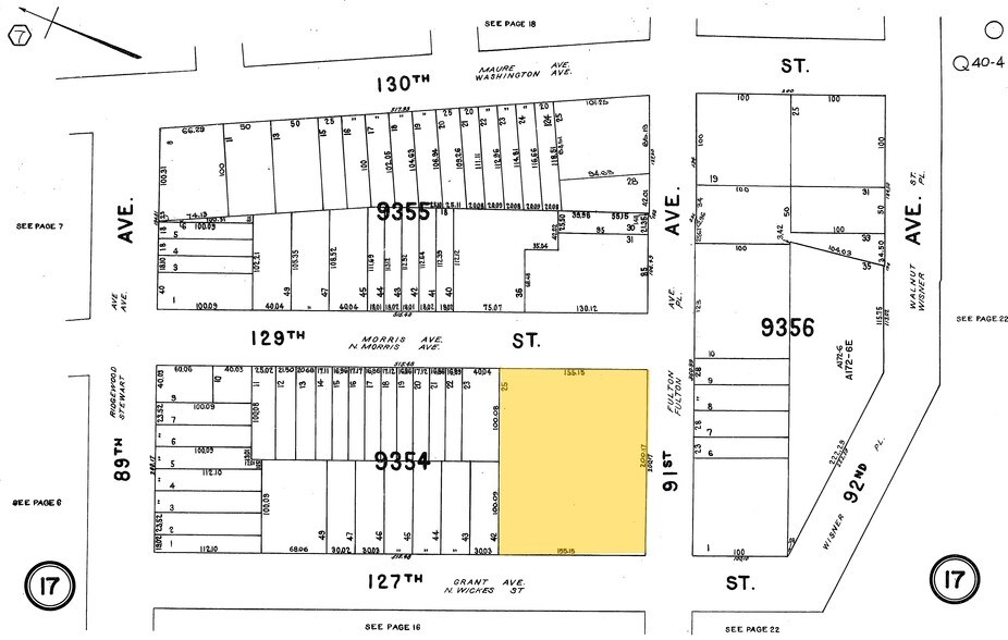 8948 129th St, Jamaica, NY for rent - Plat Map - Image 2 of 3