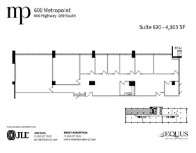 600 Highway 169 S, Saint Louis Park, MN for rent Floor Plan- Image 1 of 1