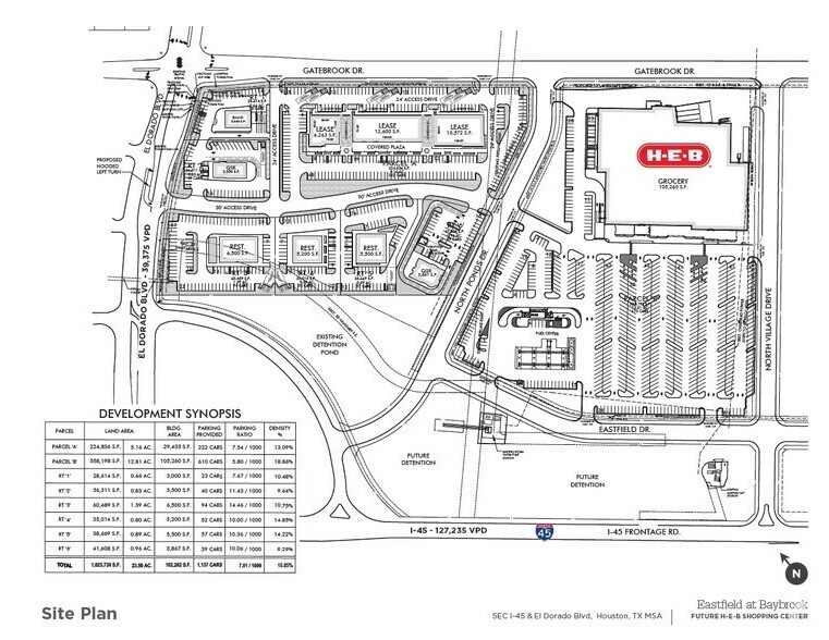 SEC I-45 & El Dorado Blvd, Webster, TX for sale - Site Plan - Image 1 of 1