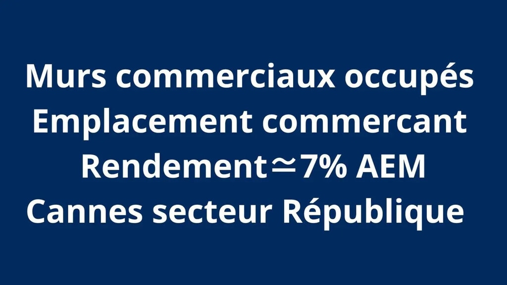 Vente Commerce 21 m² - Photo 1