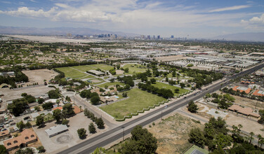 6629 S Pecos Rd, Las Vegas, NV - aerial  map view