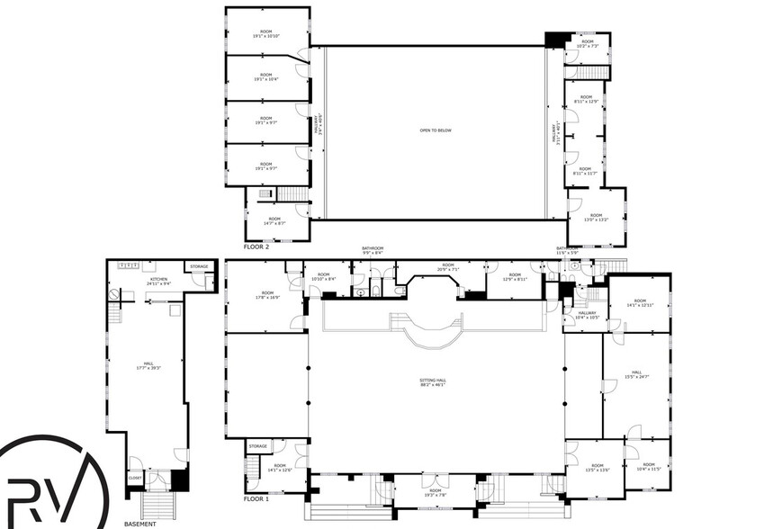 1201 Abercorn St, Savannah, GA for rent - Floor Plan - Image 2 of 2