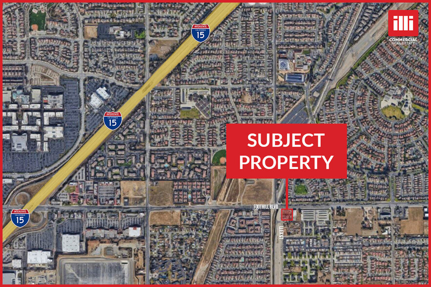 13351 Foothill Blvd, Fontana, CA for rent - Aerial - Image 1 of 4