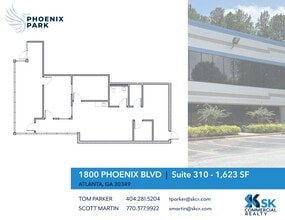 1800 Phoenix Blvd, Atlanta, GA to rent Site Plan- Image 1 of 2
