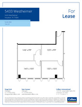 5433 Westheimer Rd, Houston, TX for rent Floor Plan- Image 1 of 1