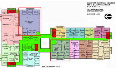 950 S Bascom Ave, San Jose, CA for rent Floor Plan- Image 1 of 1