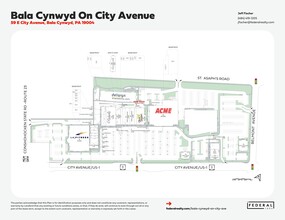 55-121 E City Ave, Bala Cynwyd, PA for rent Site Plan- Image 1 of 1