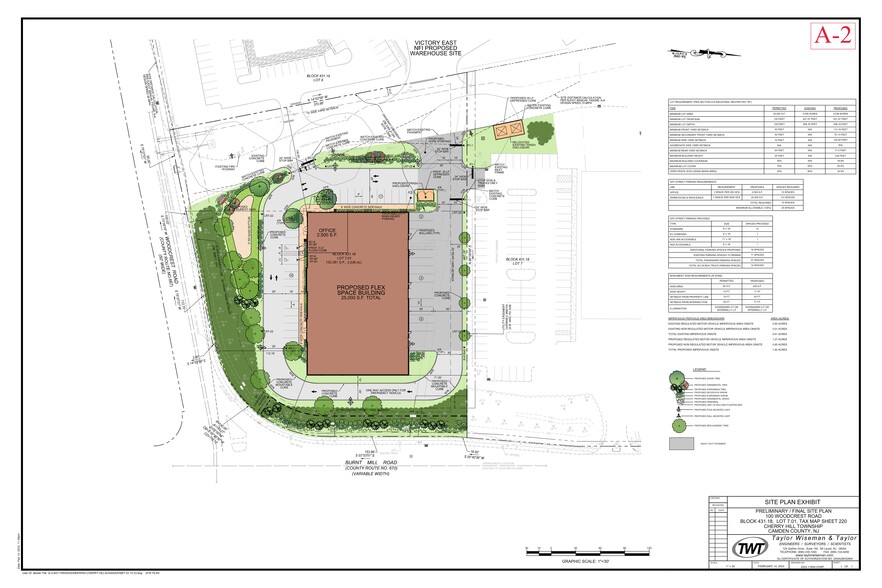 100 Woodcrest Rd, Cherry Hill, NJ for sale - Site Plan - Image 2 of 2