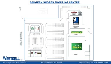 1110 Goderich St, Port Elgin, ON for rent Site Plan- Image 1 of 1