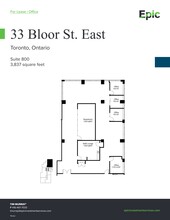 33 Bloor St E, Toronto, ON for rent Site Plan- Image 1 of 1