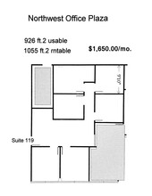 1750 N Collins Blvd, Richardson, TX for rent Floor Plan- Image 1 of 2