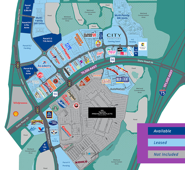 Wesley Chapel Blvd, Lutz, FL for rent - Site Plan - Image 2 of 3