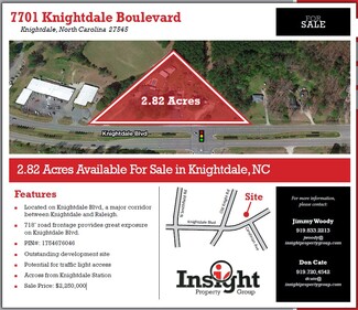 More details for Knightdale Blvd, Knightdale, NC - Land for Sale