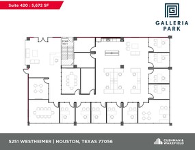 5251 Westheimer Rd, Houston, TX for rent Floor Plan- Image 2 of 2