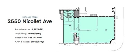 2548-2550 Nicollet Ave, Minneapolis, MN for rent Floor Plan- Image 2 of 2