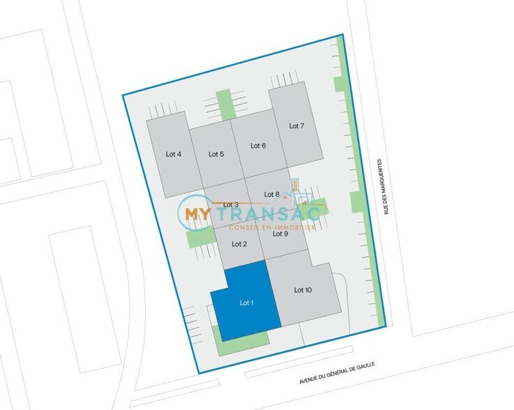 Light Industrial in Champs-sur-Marne to rent - Site Plan - Image 3 of 8