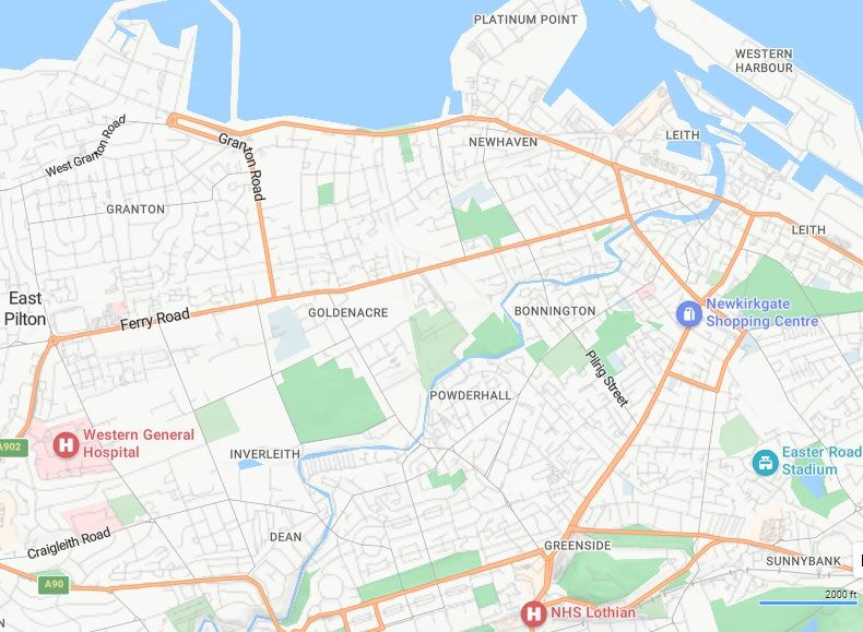 39 Bangor Rd, Edinburgh to rent Map- Image 1 of 2