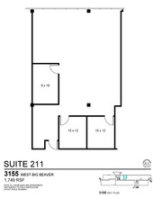 3155 W Big Beaver Rd, Troy, MI for rent Floor Plan- Image 1 of 1