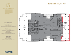 131 S Dearborn St, Chicago, IL for rent Floor Plan- Image 1 of 1