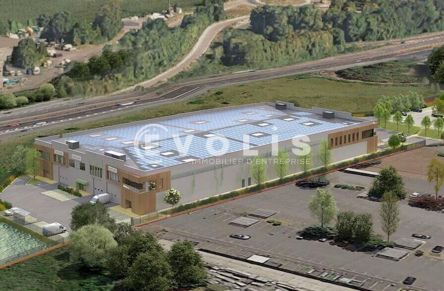 Light Industrial in Villeparisis to rent - Aerial - Image 3 of 3