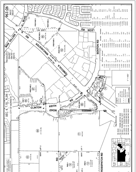 SWC Winchester Rd & Thompson Rd, Winchester, CA for rent - Plat Map - Image 1 of 1