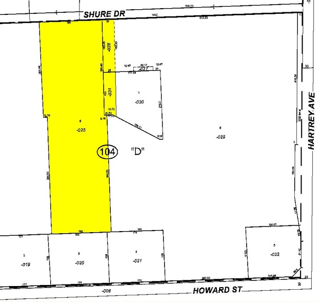 2209-2485 Howard St, Evanston, IL for rent - Plat Map - Image 2 of 2