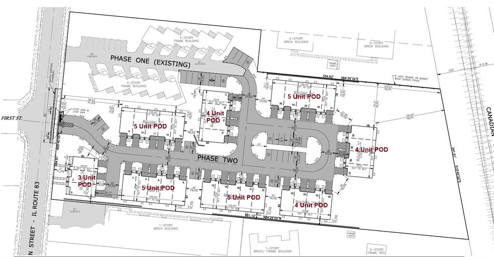 Antioch Residential Land & 10 Townhomes portfolio of 2 properties for sale on LoopNet.co.uk - Site Plan - Image 2 of 8