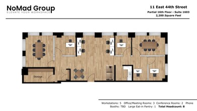 11 E 44th St, New York, NY for rent Floor Plan- Image 1 of 14