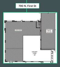 784-790 1st St, Gilroy, CA for rent Floor Plan- Image 1 of 1