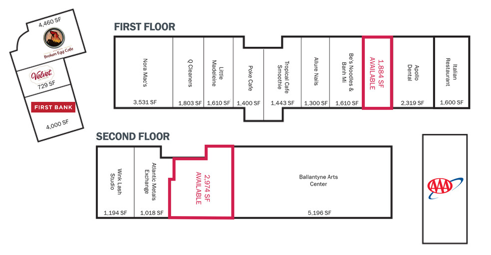 11318-11338 N Community House Rd, Charlotte, NC for rent - Building Photo - Image 2 of 7