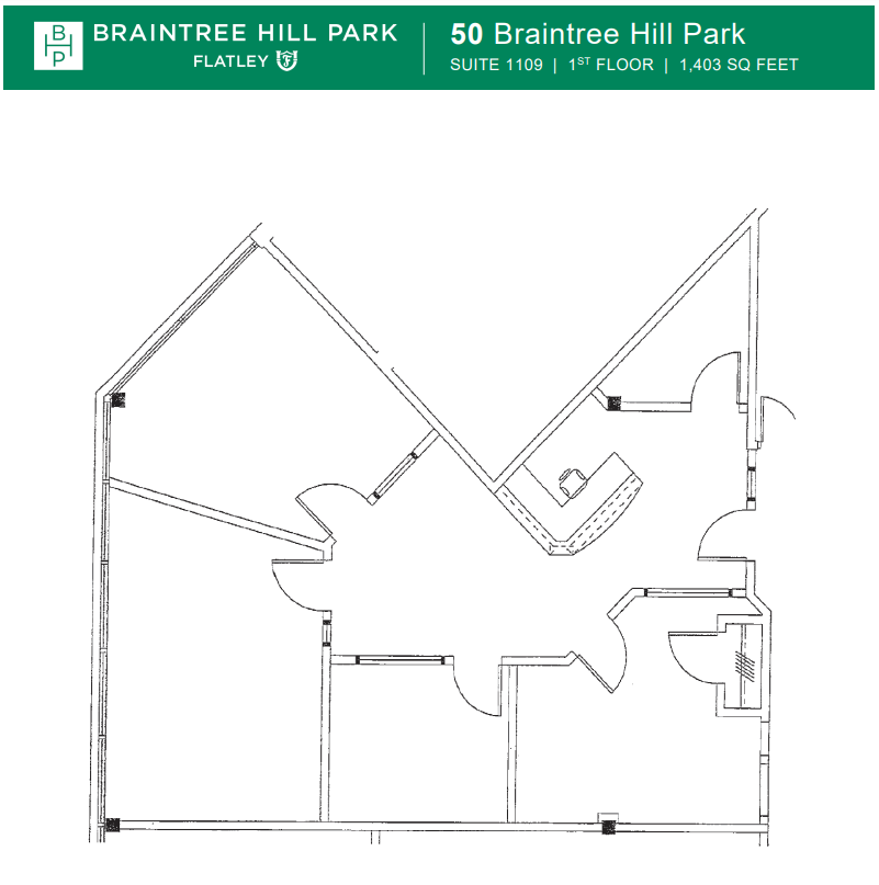 50 Braintree Hill Office Park, Braintree, MA for rent Floor Plan- Image 1 of 1