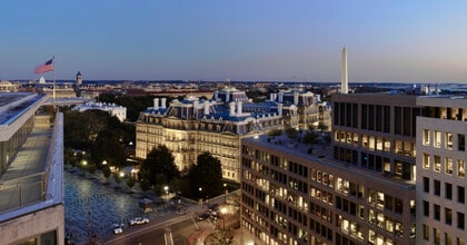 1717 Pennsylvania Ave NW, Washington, DC - Aerial map view