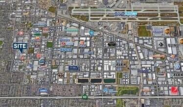 821 E Francis St, Ontario, CA - AERIAL map view