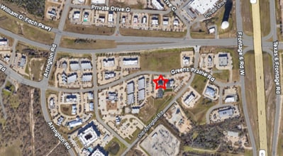 1551 Greens Prairie Rd W, College Station, TX - AERIAL  map view