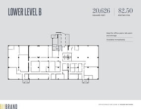 611 N Brand Blvd, Glendale, CA to rent Floor Plan- Image 1 of 1