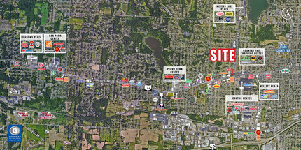 4401 Tuscarawas St, Canton, OH - aerial  map view