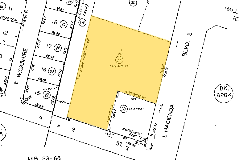 2025-2047 S Hacienda Blvd, Hacienda Heights, CA for rent - Plat Map - Image 2 of 3