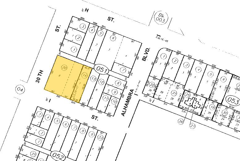 3001 I St, Sacramento, CA for rent - Plat Map - Image 2 of 4