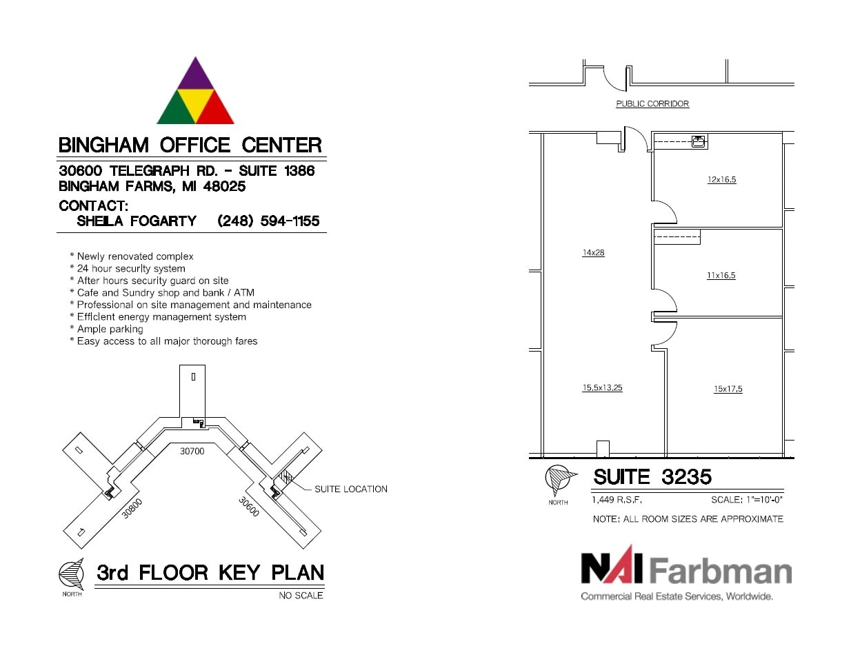 30600-30700 - 30800 Telegraph Rd, Bingham Farms, MI to rent Floor Plan- Image 1 of 1