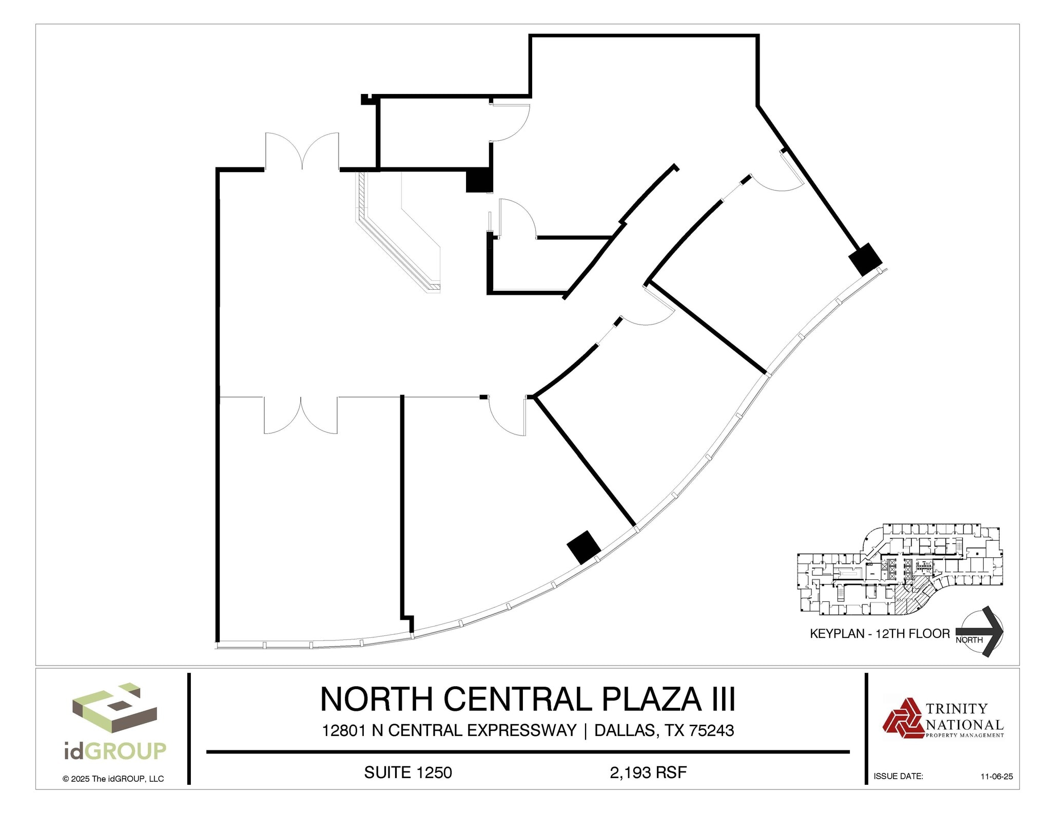 12801 N Central Expy, Dallas, TX to rent Floor Plan- Image 1 of 2