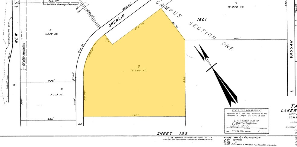 475 Oberlin Ave S, Lakewood, NJ for rent - Plat Map - Image 1 of 1