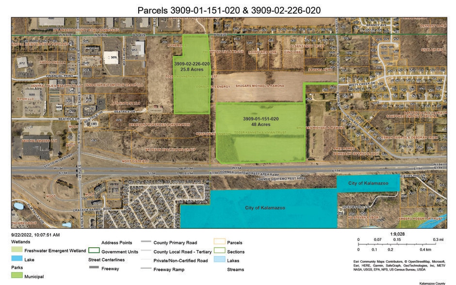 48 Acres for Development portfolio of 2 properties for sale on LoopNet.co.uk - Site Plan - Image 3 of 4