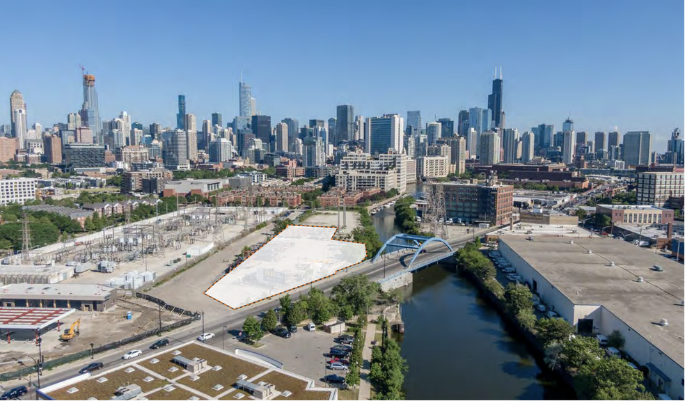 1127 N Halsted St, Chicago, IL for sale - Aerial - Image 2 of 4