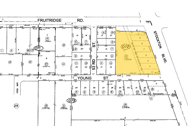 5610 Stockton Blvd, Sacramento, CA for rent - Plat Map - Image 2 of 21