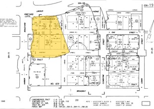 102-184 S Harbor Blvd, Anaheim, CA for sale Plat Map- Image 1 of 1