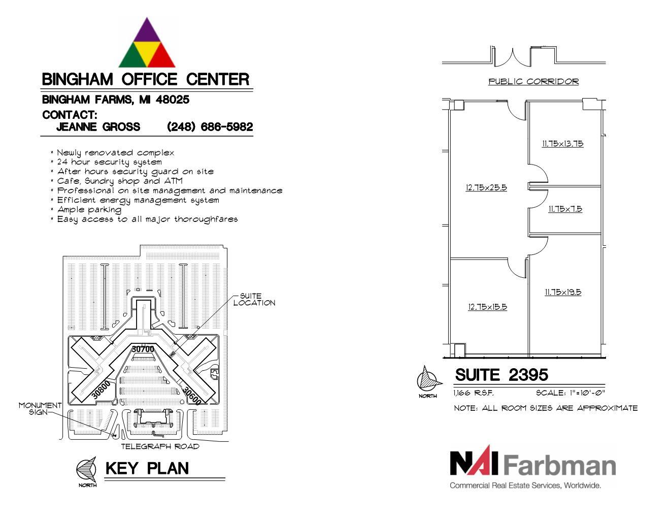 30600-30700 - 30800 Telegraph Rd, Bingham Farms, MI to rent Floor Plan- Image 1 of 1